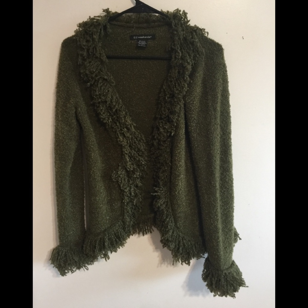 52 weekends Cardigan Sweater Sz L